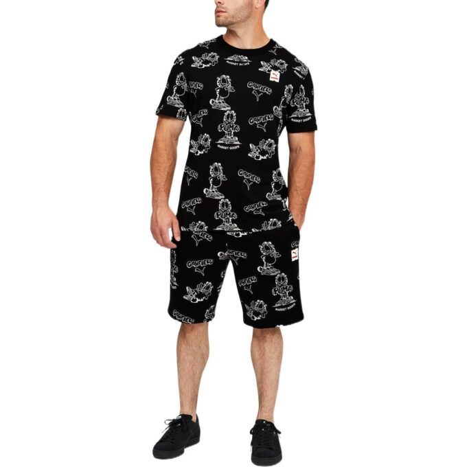 Pantalones cortos con estampado integral PUMA x Garfield “Negro”