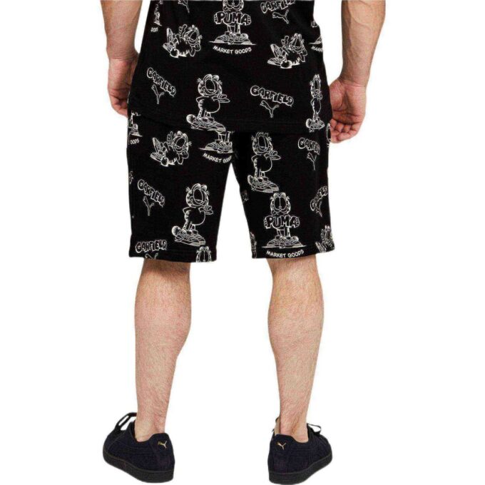 Pantalones cortos con estampado integral PUMA x Garfield “Negro”