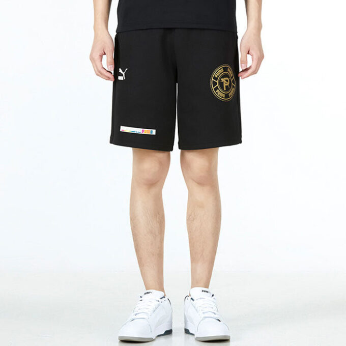 Pantalones cortos con insignia mixta “Negro”