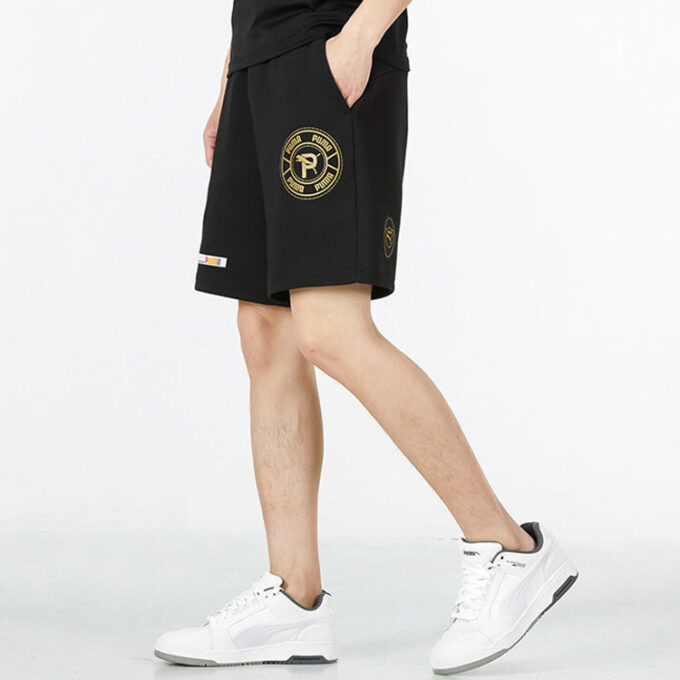 Pantalones cortos con insignia mixta “Negro”