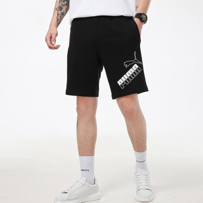Pantalones cortos con logo grande amplificado “Negro y blanco”
