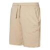 Pantalones cortos con logotipo en beige