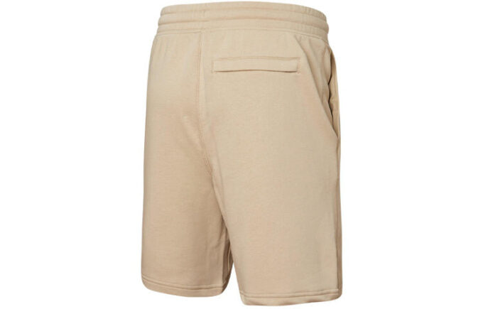 Pantalones cortos con logotipo en beige