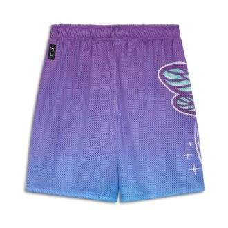 Pantalones cortos de baloncesto con estampado Charlotte de MELO “Purple Glimmer”