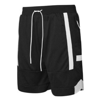 Pantalones cortos de baloncesto de malla Court Side “Negro”