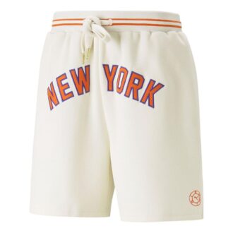 Pantalones cortos de baloncesto PUMA x Rhuigi New York “Beige Rojo”