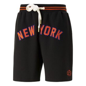 Pantalones cortos de baloncesto PUMA x Rhuigi New York “Negro Rojo”