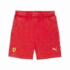 Pantalones cortos de deporte de motor para niños grandes de la Scuderia Ferrari Sportswear Pantalones cortos de deporte de motor para niños grandes de la Scuderia Ferrari Sportswear
