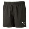 Pantalones cortos de polar con logo en relieve “Negro y blanco”