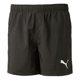Pantalones cortos de polar con logo en relieve “Negro y blanco”