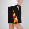 Pantalones cortos de punto transpirables PUMA para hombre, color negro