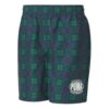 Pantalones cortos deportivos casuales PUMA x The Hundreds con estampado cruzado, color verde