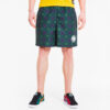Pantalones cortos deportivos casuales PUMA x The Hundreds con estampado cruzado, color verde