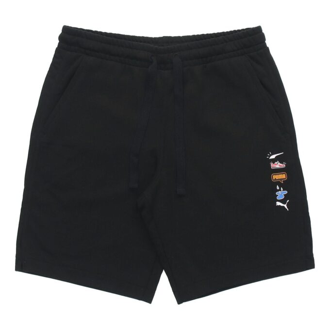 Pantalones cortos deportivos informales con cordón transpirables negros Awareness Athleisure