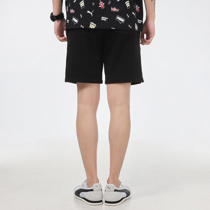 Pantalones cortos deportivos informales con cordón transpirables negros Awareness Athleisure