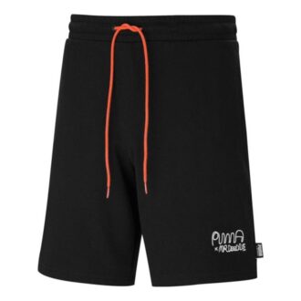 Pantalones cortos deportivos PUMA x MR DOODLE Crossover Funny Graffiti negros