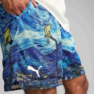 Pantalones cortos Dylan Exhibit para hombre de 7 pulgadas con estampado integral