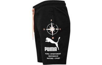 Pantalones cortos gráficos Nature Camp “Negro”
