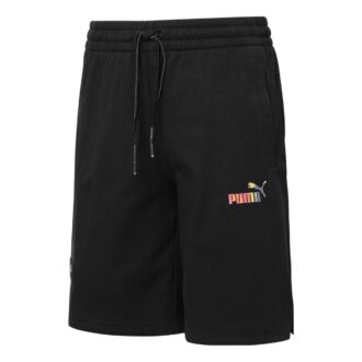 Pantalones cortos negros de felpa francesa Worldwide