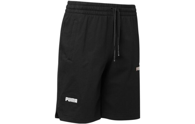 Pantalones cortos negros de felpa francesa Worldwide