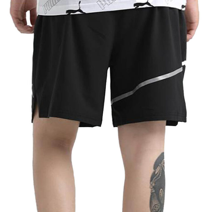Pantalones cortos para correr Lite Woven de 18 cm (negros)