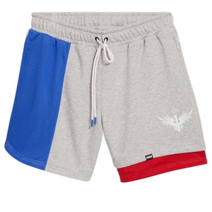 Pantalones cortos PUMA x MELO Ralph “Gris Azul Rojo”