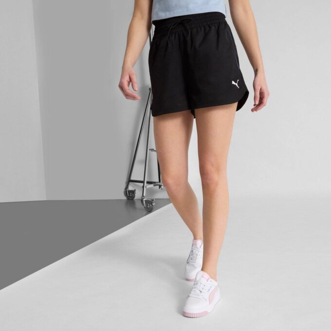 Pantalones cortos tejidos BMW M Motorsport Essentials+ para mujer Pantalones cortos tejidos BMW M Motorsport Essentials+ para mujer