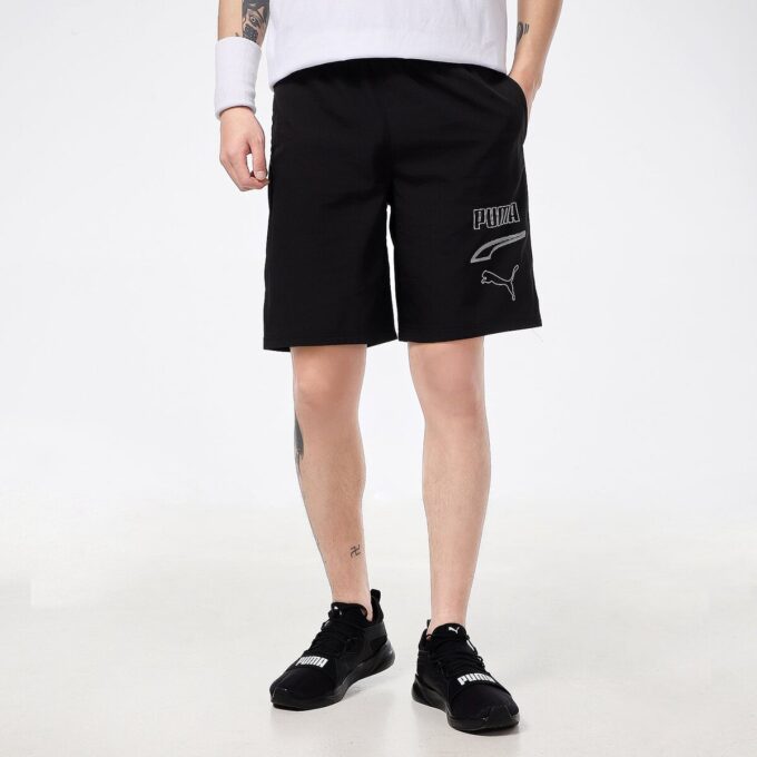 Pantalones cortos tejidos Rebal “Negro”
