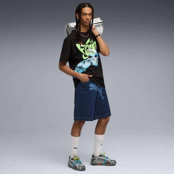Pantalones cortos vaqueros para hombre A$AP ROCKY x PUMA Pantalones cortos vaqueros para hombre A$AP ROCKY x PUMA