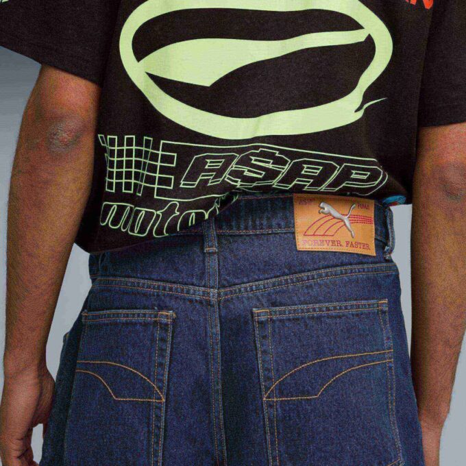 Pantalones cortos vaqueros para hombre A$AP ROCKY x PUMA Pantalones cortos vaqueros para hombre A$AP ROCKY x PUMA