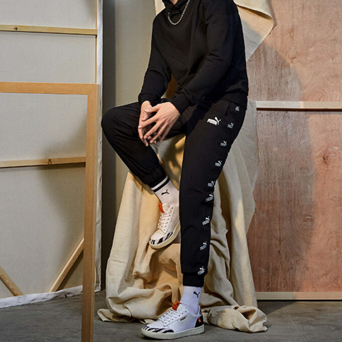 Pantalones de chándal “Negro Blanco”