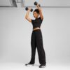 Pantalones de mujer tejidos con encaje