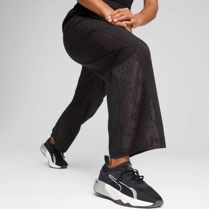 Pantalones de mujer tejidos con encaje