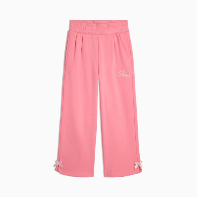 Pantalones de polar de pierna ancha para niños grandes de Bow Society Pantalones de polar de pierna ancha para niños grandes de Bow Society