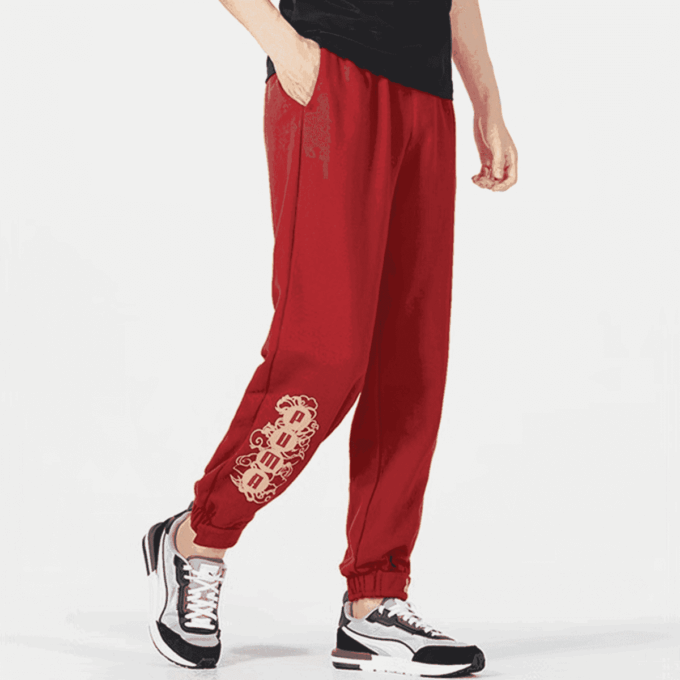 Pantalones de punto con etiqueta CC “Rojos”