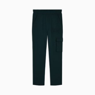 Pantalones deportivos cargo de polar con relieve Essentials para niños pequeños