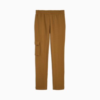 Pantalones deportivos cargo de polar con relieve Essentials para niños pequeños