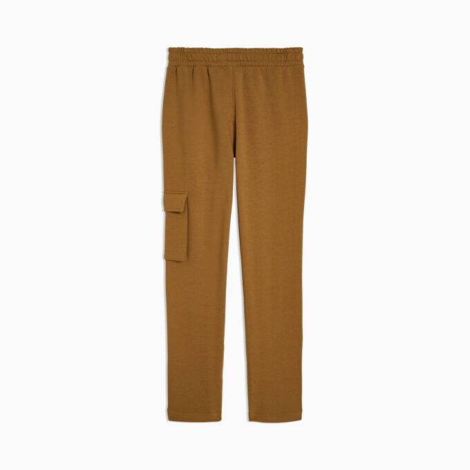 Pantalones deportivos cargo de polar con relieve Essentials para niños pequeños