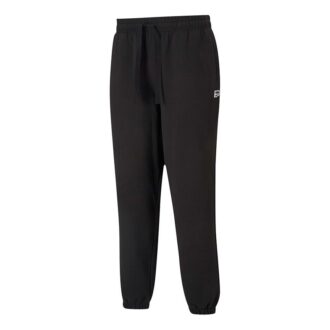 Pantalones deportivos casuales con el logotipo del centro, negros para hombre