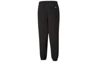 Pantalones deportivos casuales con el logotipo del centro, negros para hombre