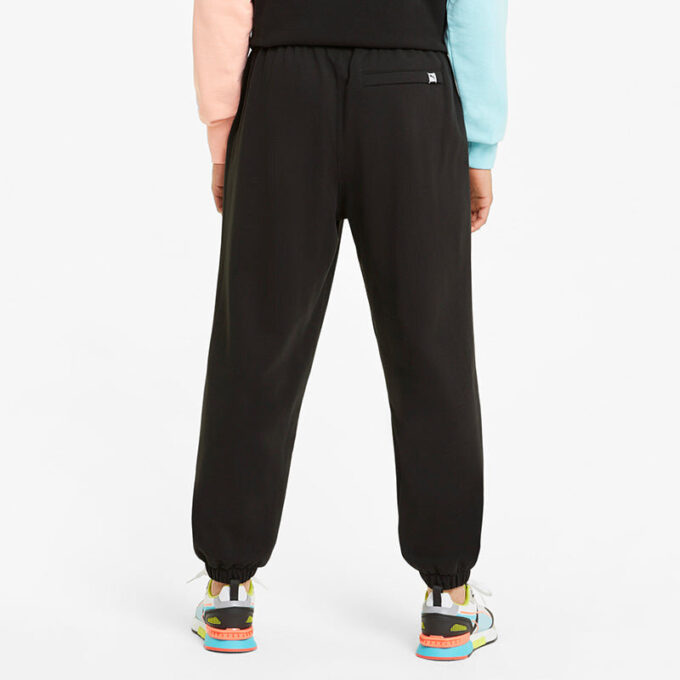 Pantalones deportivos casuales con el logotipo del centro, negros para hombre