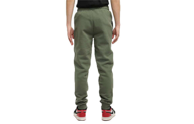Pantalones deportivos con cinta metálica Nights “Verde y blanco”