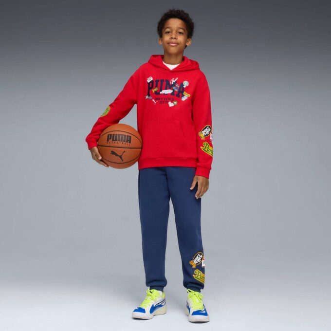 Pantalones deportivos de baloncesto para niños grandes Hooper Hotline Pantalones deportivos de baloncesto para niños grandes Hooper Hotline