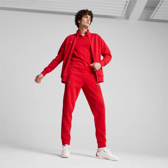 Pantalones deportivos de deporte de motor para hombre de la Scuderia Ferrari Pantalones deportivos de deporte de motor para hombre de la Scuderia Ferrari