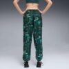 Pantalones deportivos de entrenamiento tejidos para mujer Green Terrains Pantalones deportivos de entrenamiento tejidos para mujer Green Terrains