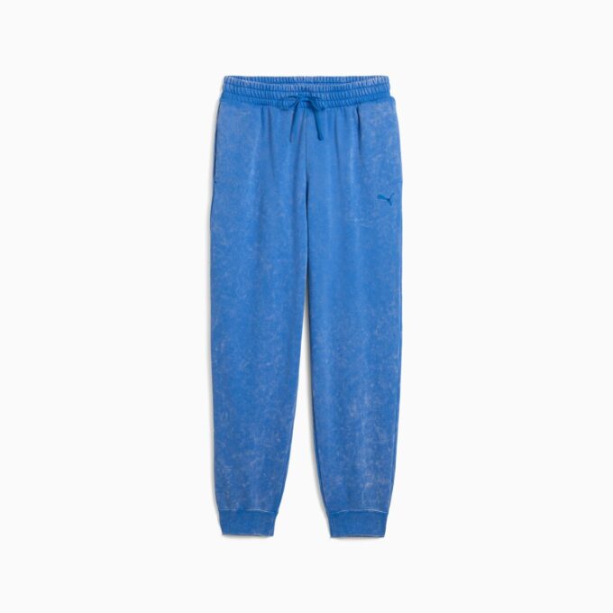 Pantalones deportivos de polar con lavado ácido para hombre de Elevated Essentials Pantalones deportivos de polar con lavado ácido para hombre de Elevated Essentials