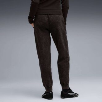 Pantalones deportivos de polar con lavado ácido para mujer de Elevated Essentials