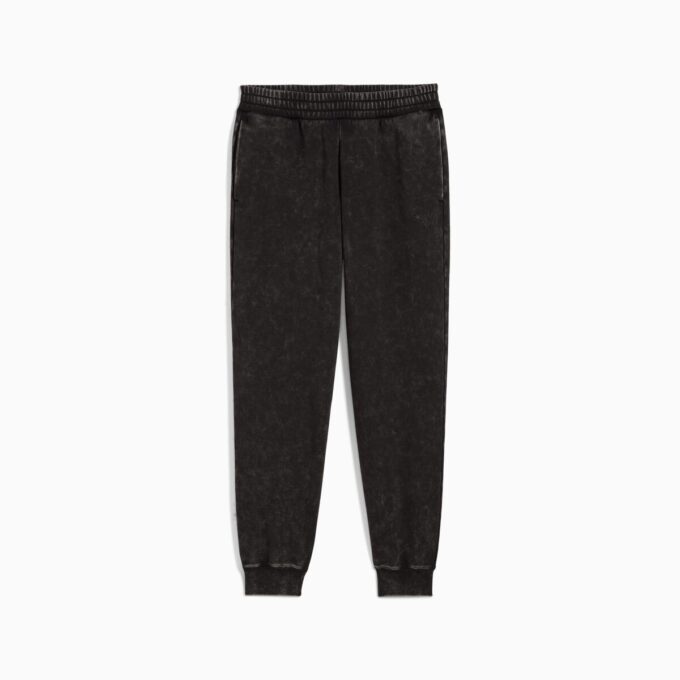 Pantalones deportivos de polar con lavado ácido para mujer de Elevated Essentials Pantalones deportivos de polar con lavado ácido para mujer de Elevated Essentials