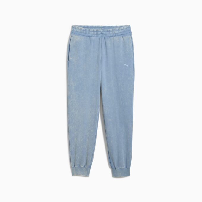 Pantalones deportivos de polar con lavado ácido para mujer de Elevated Essentials Pantalones deportivos de polar con lavado ácido para mujer de Elevated Essentials