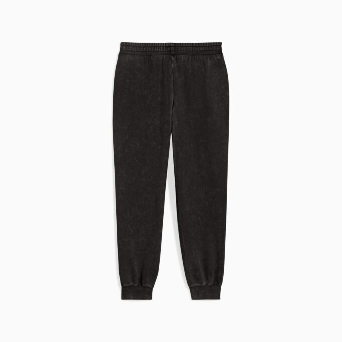 Pantalones deportivos de polar con lavado ácido para mujer de Elevated Essentials Pantalones deportivos de polar con lavado ácido para mujer de Elevated Essentials